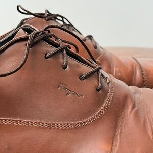 Ferragamo Leather Oxfords